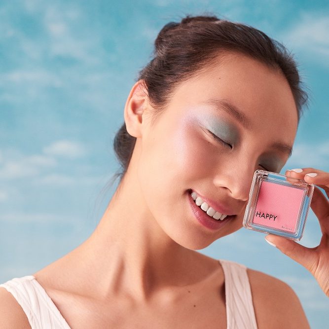 Zartes Pastell-Make-up für den Frühling