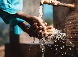 Hands with Water