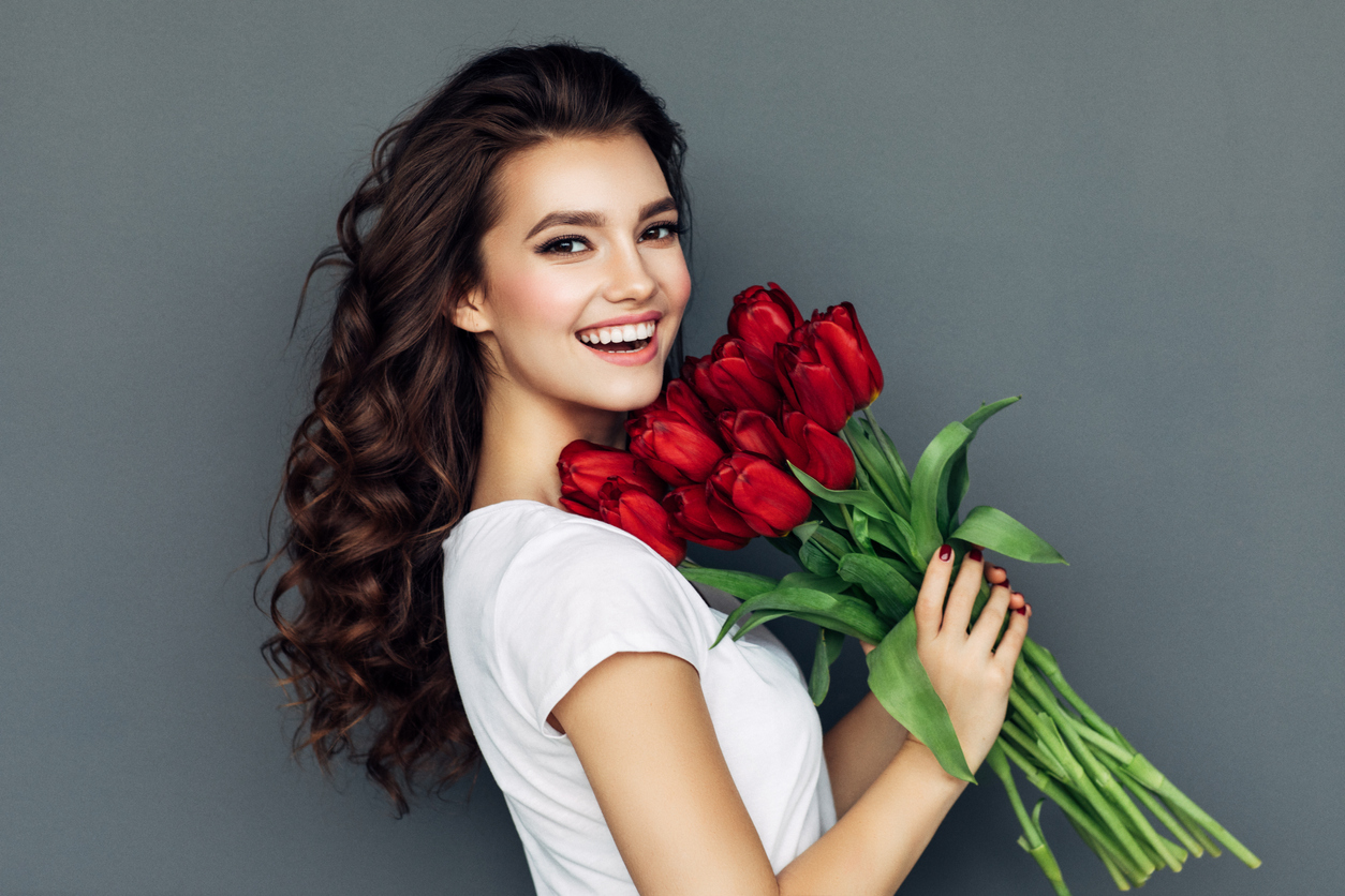 Romantic roses for lady Romantic roses for lady