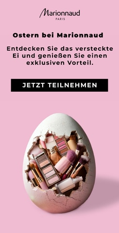Marionnaud Osteraktion mit Beauty-Ei voller Make-up- und Pflegeprodukte