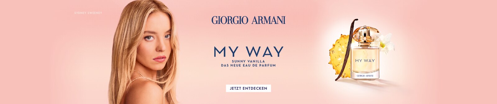 Giorgio Armani My Way Sunny Vanilla Eau de Parfum aux notes de vanille chaleureuses