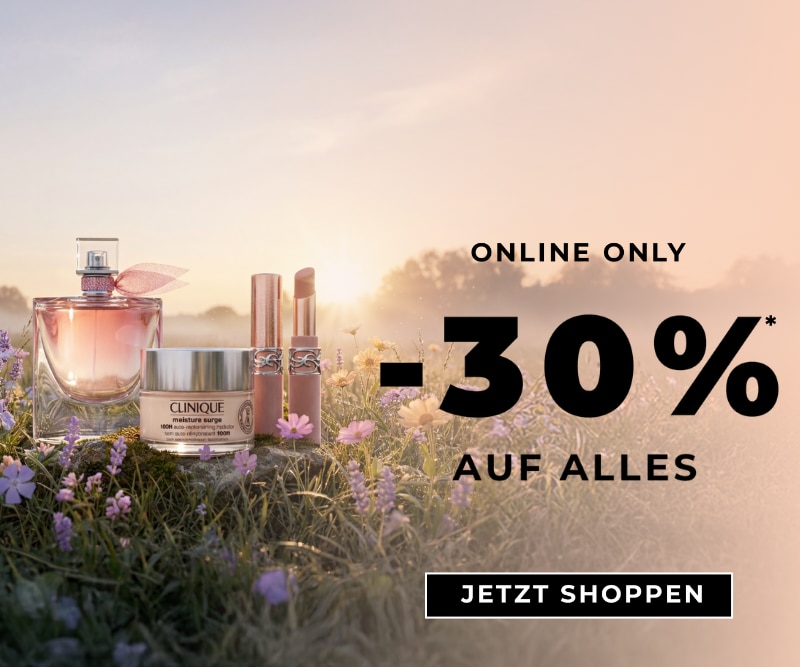 Online‑Only Aktion: −30 % Rabatt uf s’ganze Sortiment