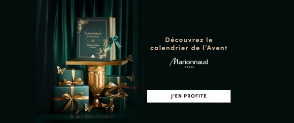 Calendrier de l’Avent Marionnaud Paris 2025 – coffret beauté festif avec cadeaux élégants, idéal pour Noël.
