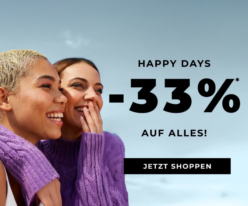 MCH2026-33OffAll-HP-Banner-DE.png Happy Days Aktion mit 33 % Rabatt auf alles.
