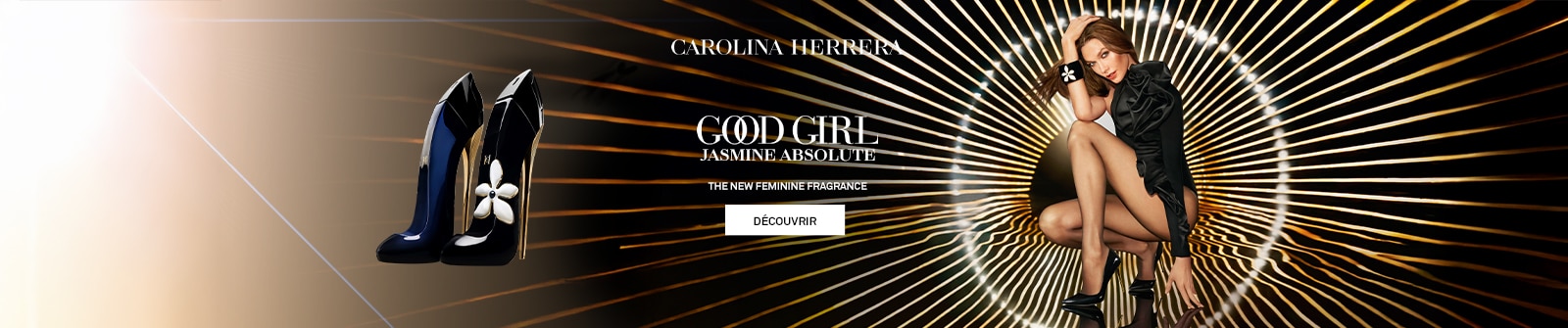 Parfum Carolina Herrera Good Girl Jasmine Absolute dans le flacon stiletto iconique