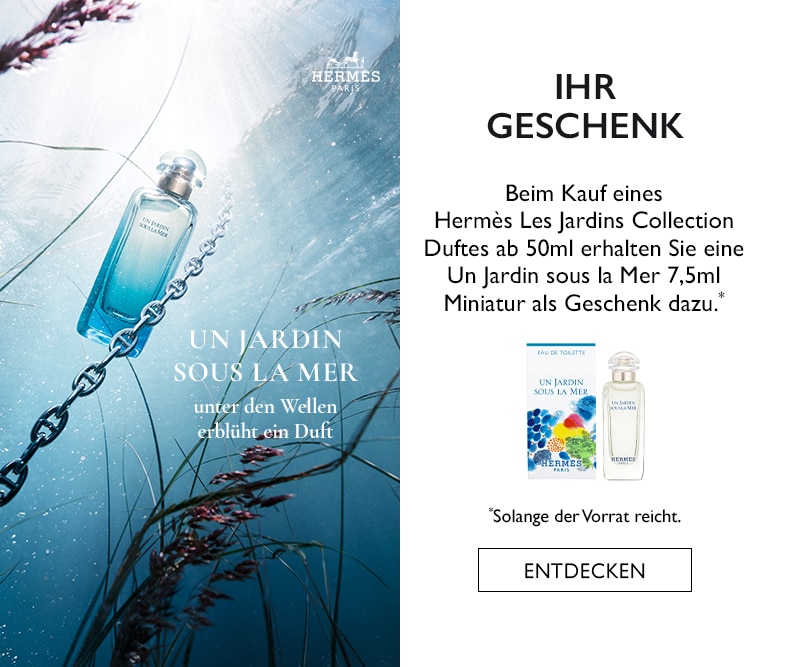 Hermès Un Jardin sous la Mer Eau de Toilette mit Geschenkminiatur