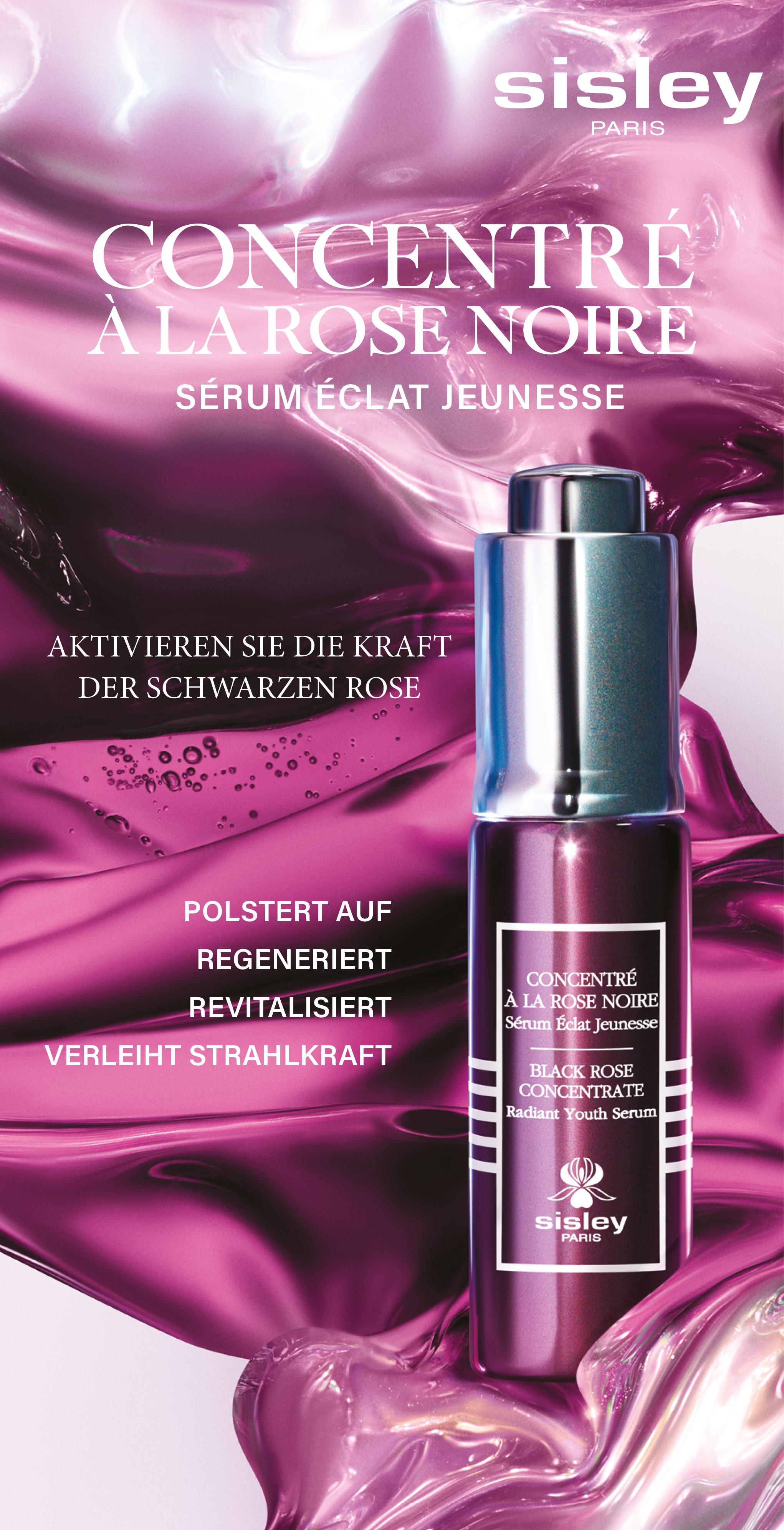 Sisley Concentré à la Rose Noire Jugendserum für strahlende Haut