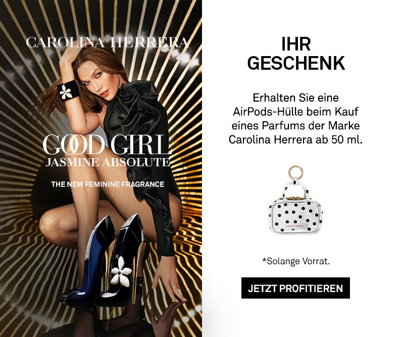 Carolina Herrera Good Girl Jasmine Absolute Parfum mit AirPods-Hülle als Geschenk