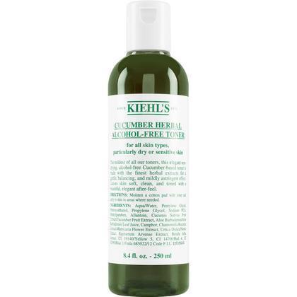 250 ML Kiehl's Cleanser & Make-Up Remover Cucumber Herbal Alcohol-Free Toner  1 of 1 