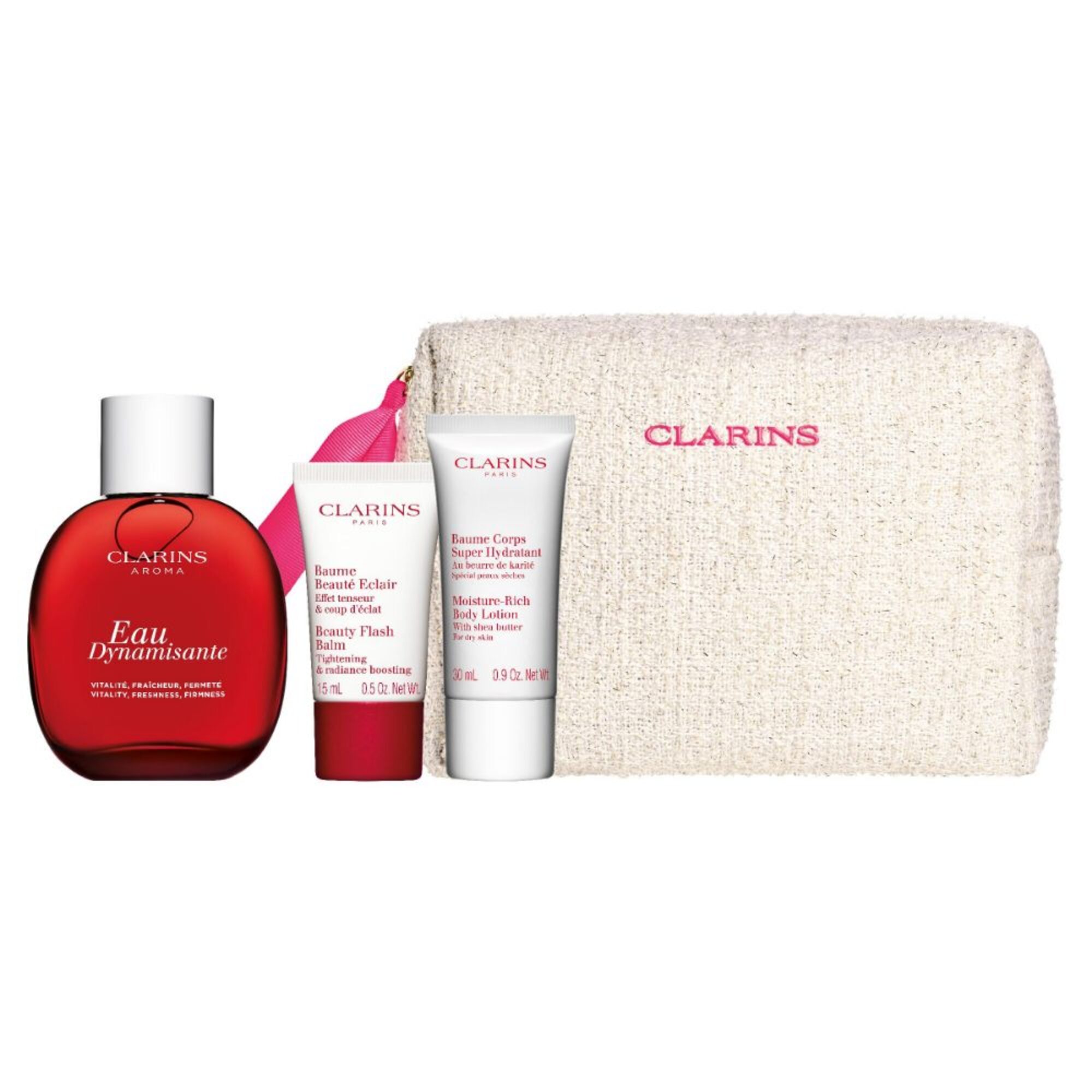 1 PCS Clarins Energiespendendes feuchtigkeitsspendendes Pflegeset Set de soins 1 of 1 Set de soins