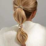 1 PCS by Eloise Two Ways To Bangle Élastique pour cheveux - Golden Dusk  2 of 6 Élastique pour cheveux - Golden Dusk