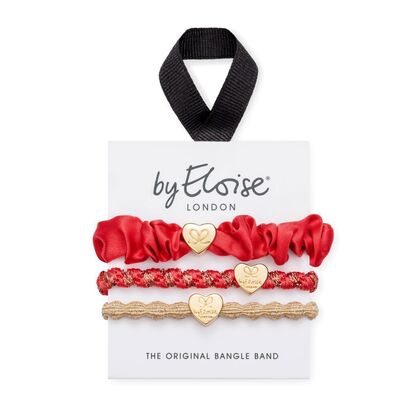 1 PCS by Eloise Two Ways To Bangle - Valentine Hearts Set Haargummi Set  1 of 1 