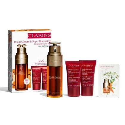 1 PCS Clarins Double Serum Set Double Serum & Multi-Intensive Age-defying Set  1 of 1 