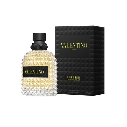 100 ML Valentino Born in Roma Yellow Dream Uomo Eau de Toilette  1 of 3 