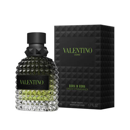 50 ML Valentino Born in Roma Green Stravaganza Uomo Eau de Toilette  1 of 3 