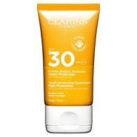 50 ML Clarins PROTECTEUR VISAGE Crème Solaire Jeunesse Haute Protection SPF 30  1 of 2 