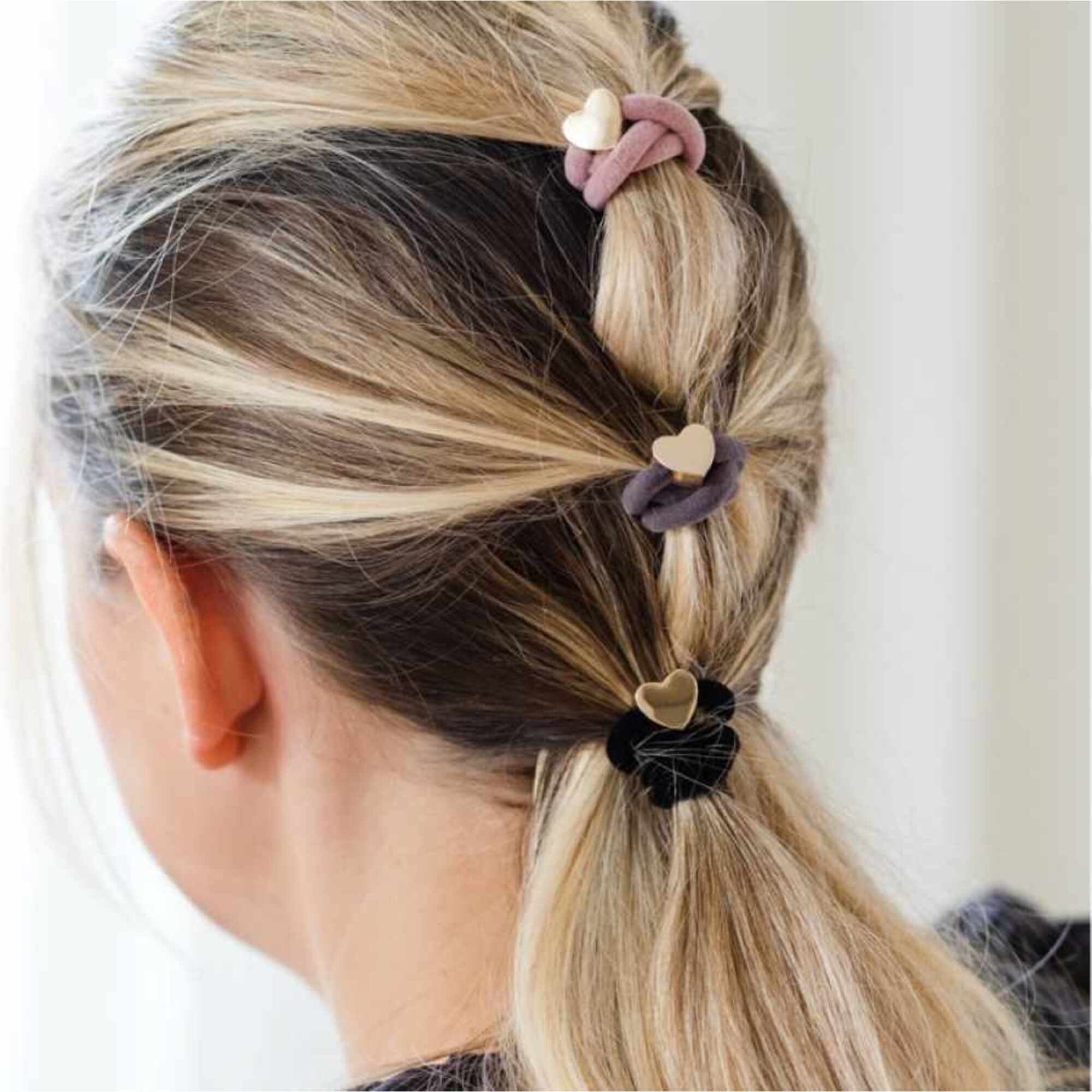 Sumptuous velvet – Haargummi-Set