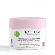  Teaology <p>Gl&aumlttende K&oumlrpercreme mit Gr&uumlntee-Aufguss, Glykols&aumlure + Salicyls&aumlure Teaology Gl�ttende K�rpercreme  1 of 2 