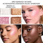 DIOR Backstage Glow Maximizer Palette Palette highlighter et blush multi-usages 3 of 3 Palette highlighter et blush multi-usages