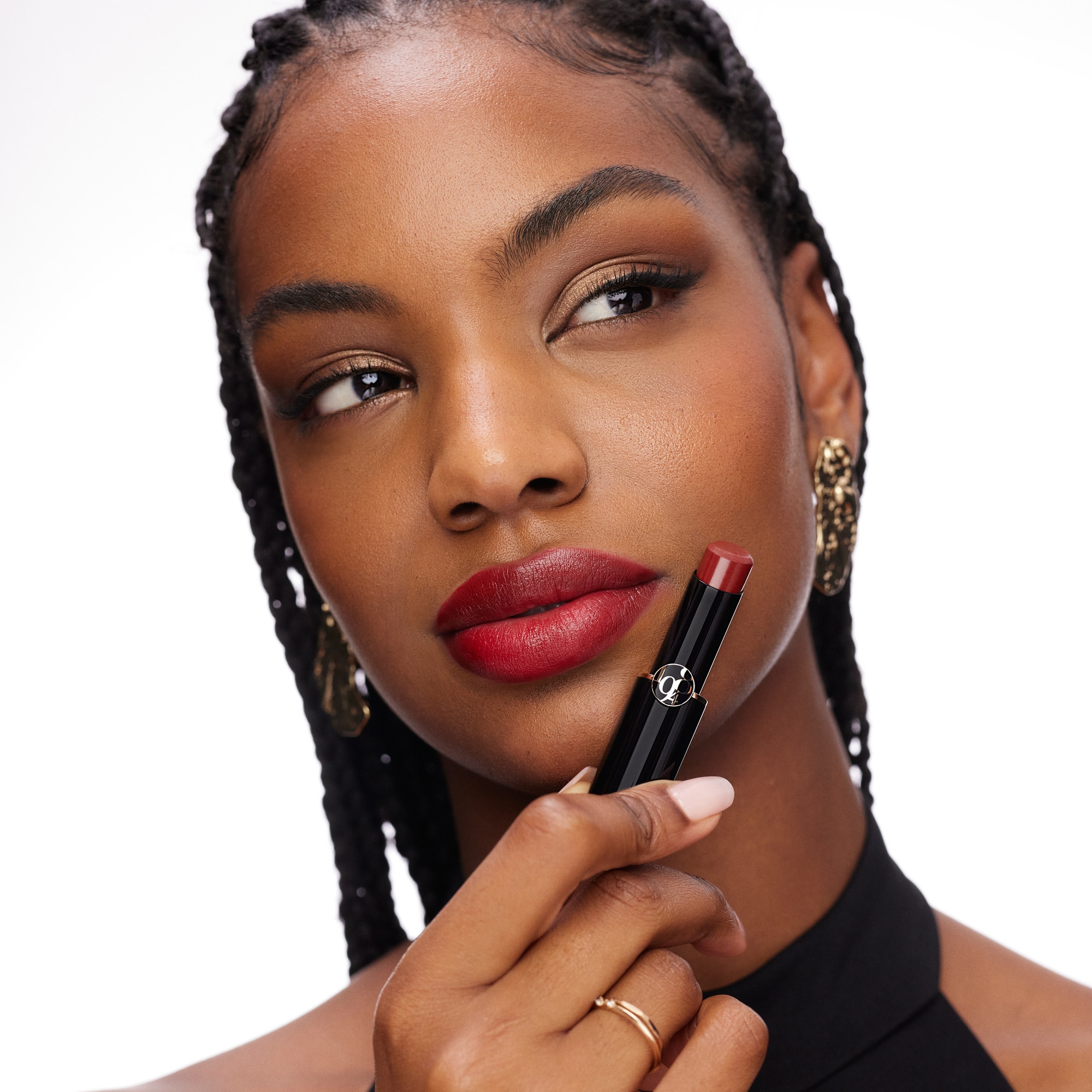 Satinierter Lippenstift