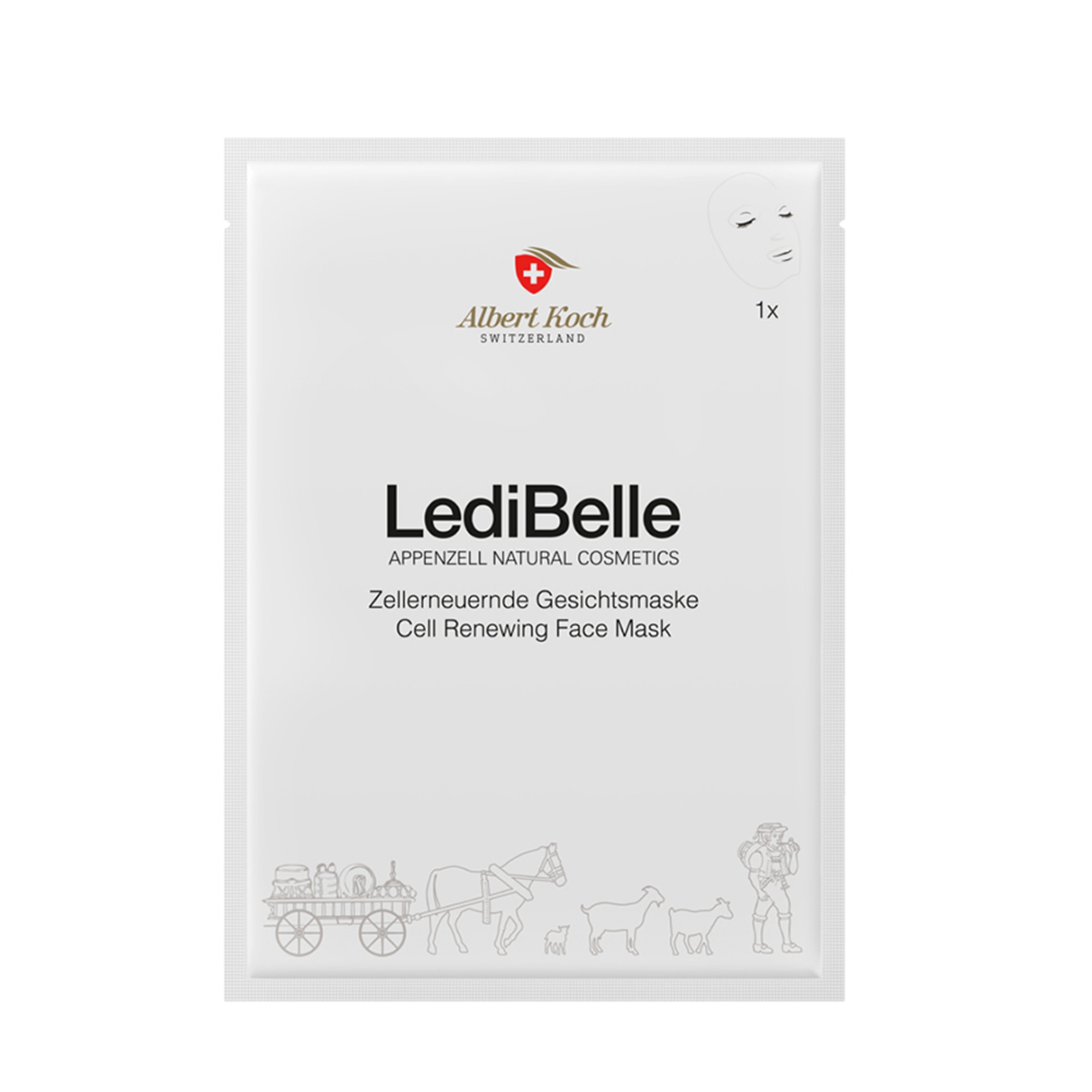 1 PCS LediBelle FACE CARE Zellerneuernde Gesichtsmaske  Zellerneuernde Gesichtsmaske