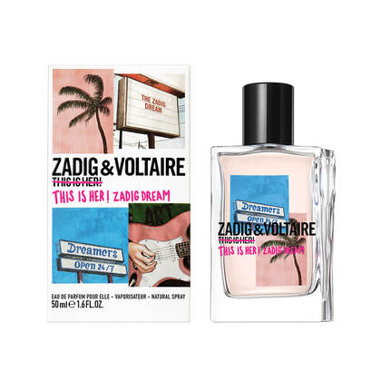 50 ML Zadig & Voltaire Z&V HER DREAM Eau de Parfum  1 of 3 