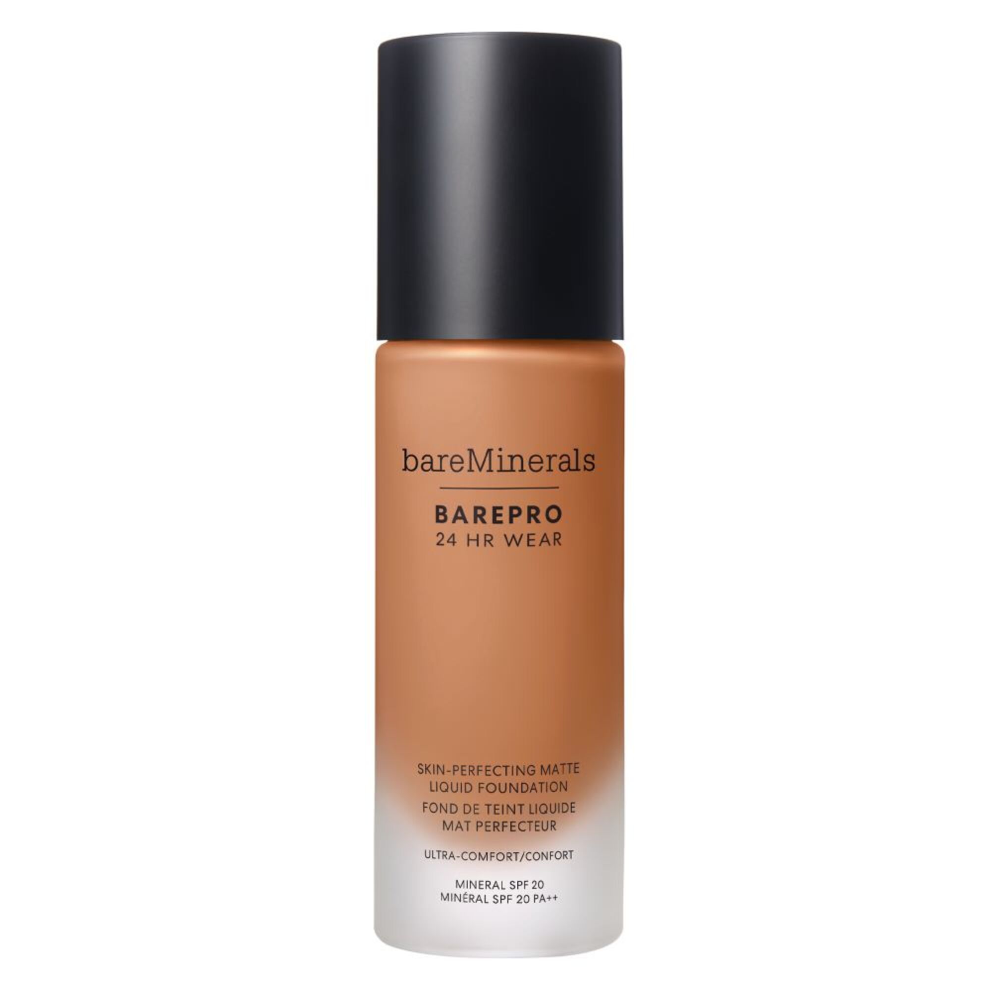 BareMinerals BAREPRO 24H MATTE COMFORT FOUNDATION 24HR Wear Skin-Perfecting Matte Liquid Foundation Mineral SPF 20 1 of 6 24HR Wear Skin-Perfecting Matte Liquid Foundation Mineral SPF 20
