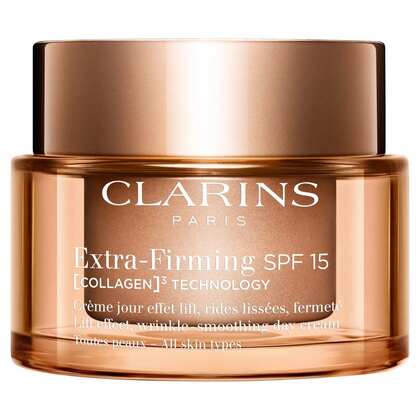 50 ML Clarins EXTRA-FIRMING CREME Tagescreme SPF15 [COLLAGEN]³ Technologie  1 of 3 