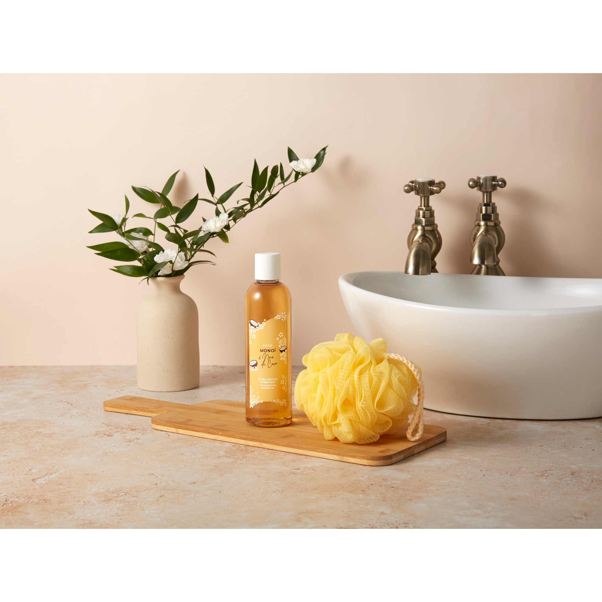 Duschgel für Feuchtigkeitsspendend Monoi- und Kokosnuss