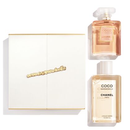 1 PCS CHANEL COCO MADEMOISELLE SET LES ESSENTIELS MIT EAU DE PARFUM 100 ML UND KÖRPERÖL 200 ML  1 of 2 