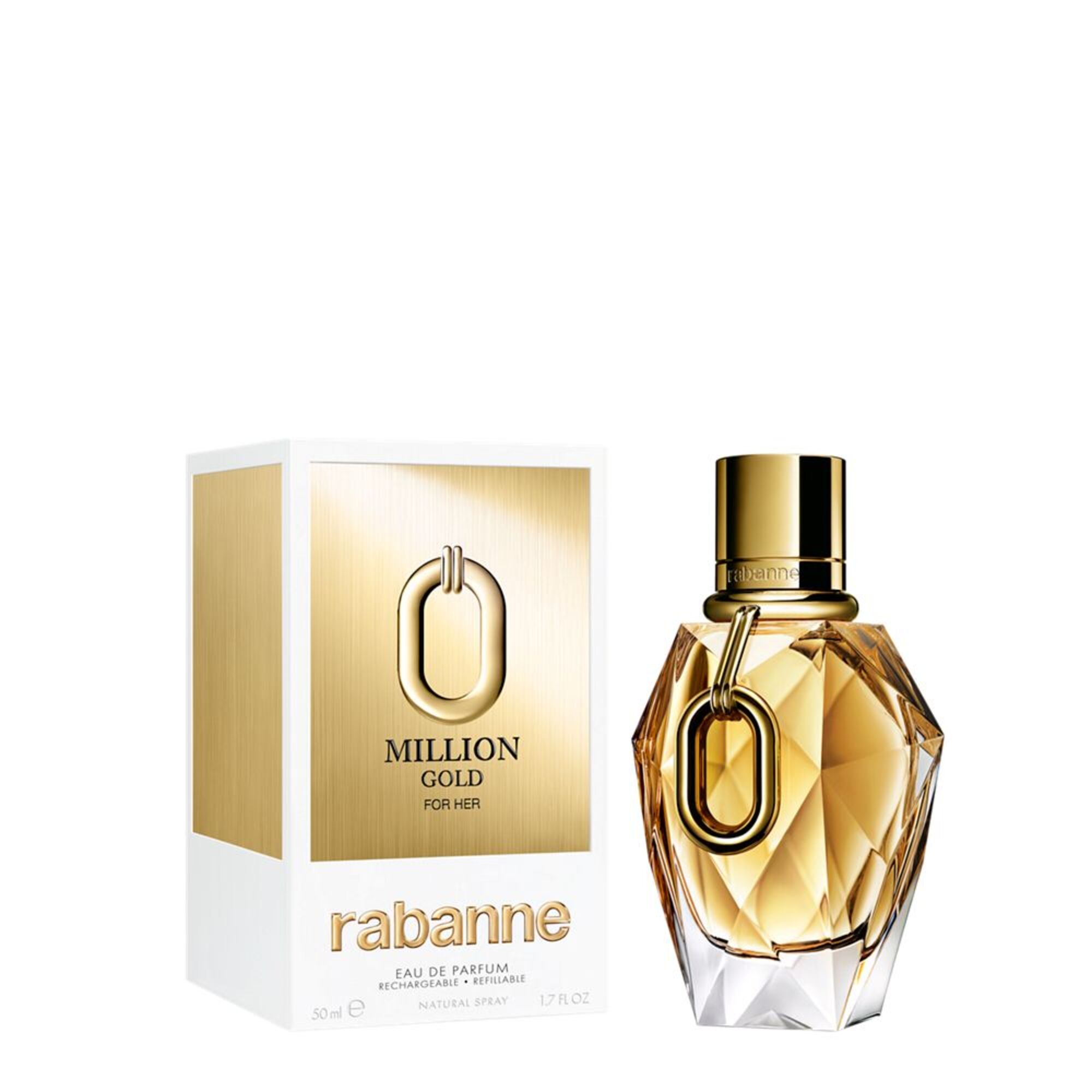 50 ML Rabanne Million Gold for Her Eau de Parfum 1 of 7 Eau de Parfum