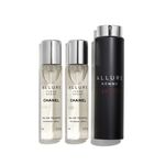 EAU DE TOILETTE VAPORISATEUR DE VOYAGE RECHARGEABLE 3 X 20ML