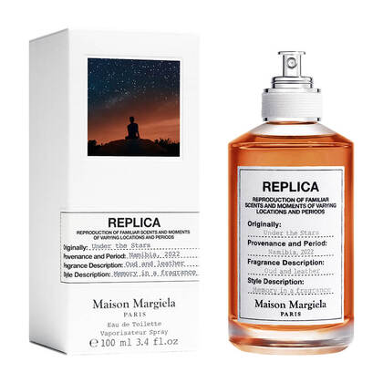 100 ML Maison Margiela MM REPLICA UNDER THE STARS Eau de Toilette  1 of 3 