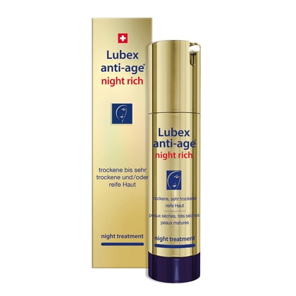 50 ML Lubex anti-age NIGHT RICH Crème de nuit pour peaux sèches à très sèches 1 of 1