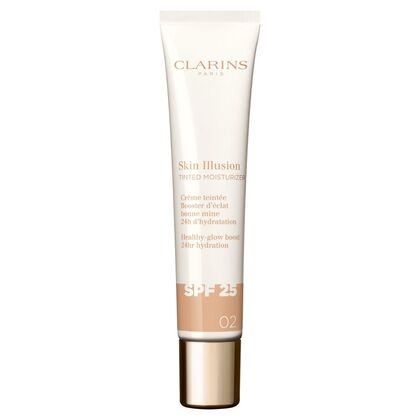  Clarins SKIN ILLUSION TINTED MOISTURIZER Getönte Gesichtscreme - Feuchtigkeit & Glow SPF 25  1 of 1 