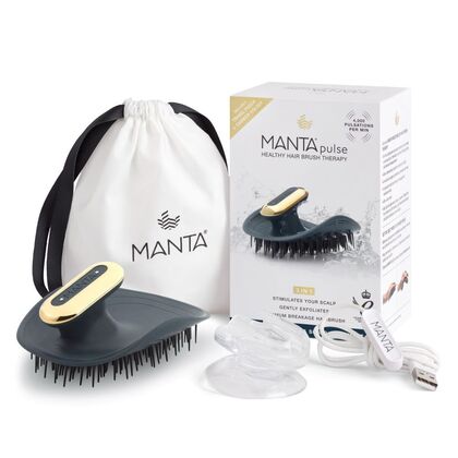 1 PCS Manta Hair Brush Pulse Pulse Deep Ocean Blue  1 of 4 