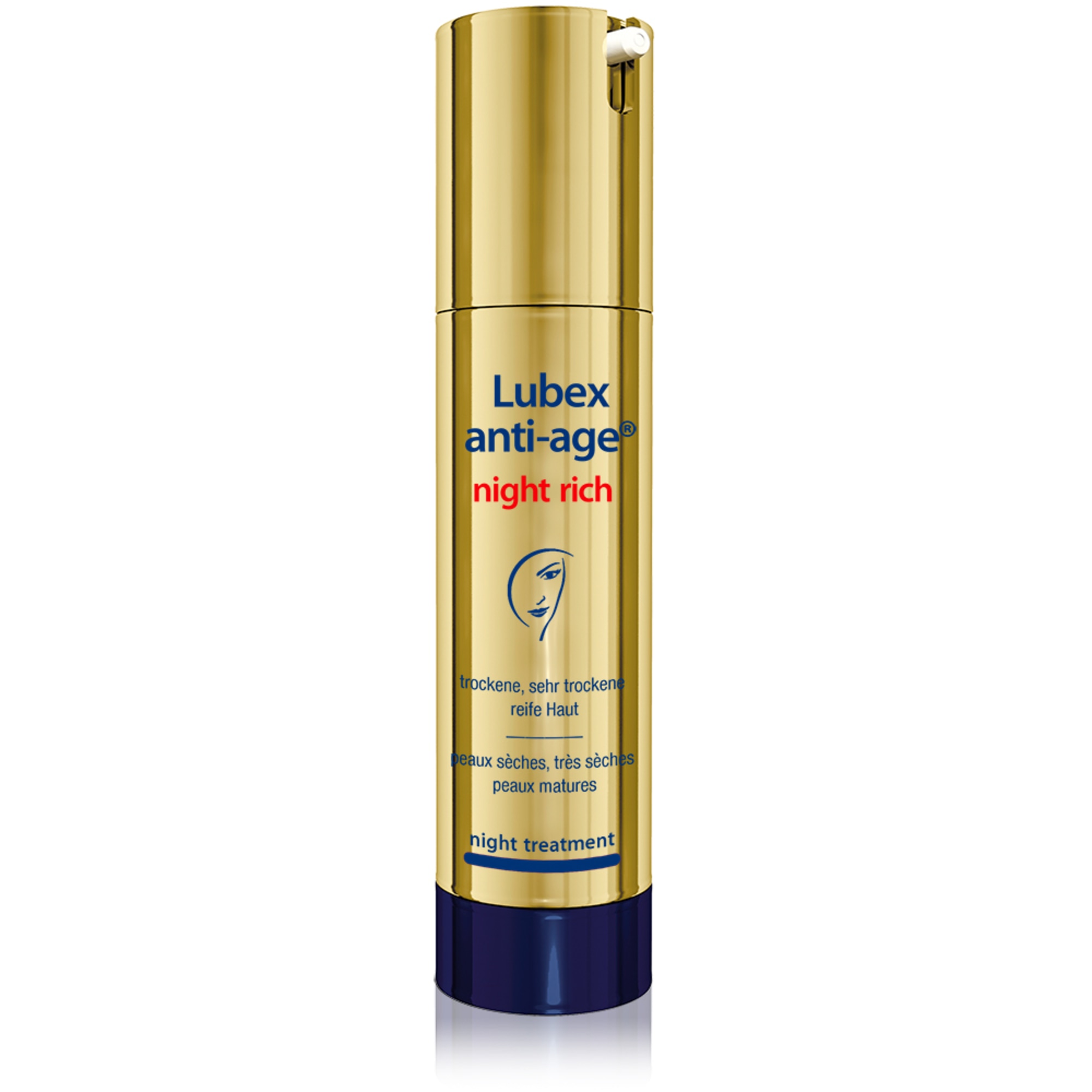 50 ML Lubex anti-age NIGHT RICH Nachtcreme für trockene bis sehr trockene Haut  Nachtcreme für trockene bis sehr trockene Haut