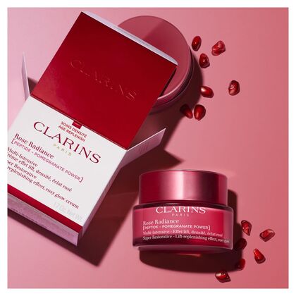 50 ML Clarins Cr�me Rose Lumi�re Anti-Age Tagescreme 1 of 6