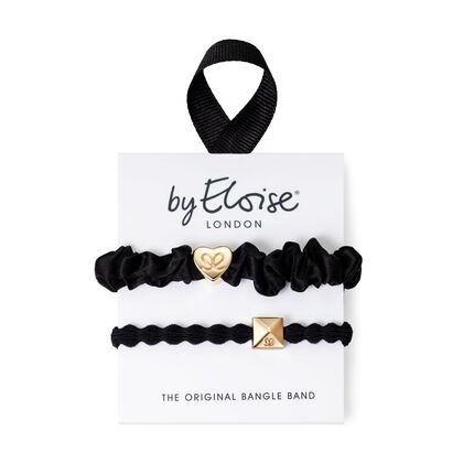 1 PCS by Eloise Two Ways To Bangle - The Black Haargummi Set  1 of 1 