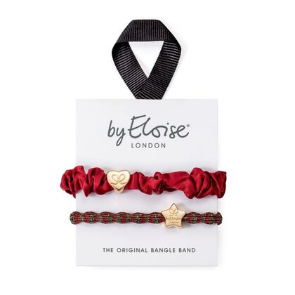 1 PCS by Eloise Two Ways To Bangle - Highlands Christmas Set Haargummi Set Two Ways To Bangle - Highlands Christmas  1 of 1 