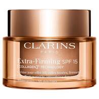 50 ML Clarins EXTRA-FIRMING CREME Crème Jour SPF15 [COLLAGEN]³ Technologie  1 of 2 