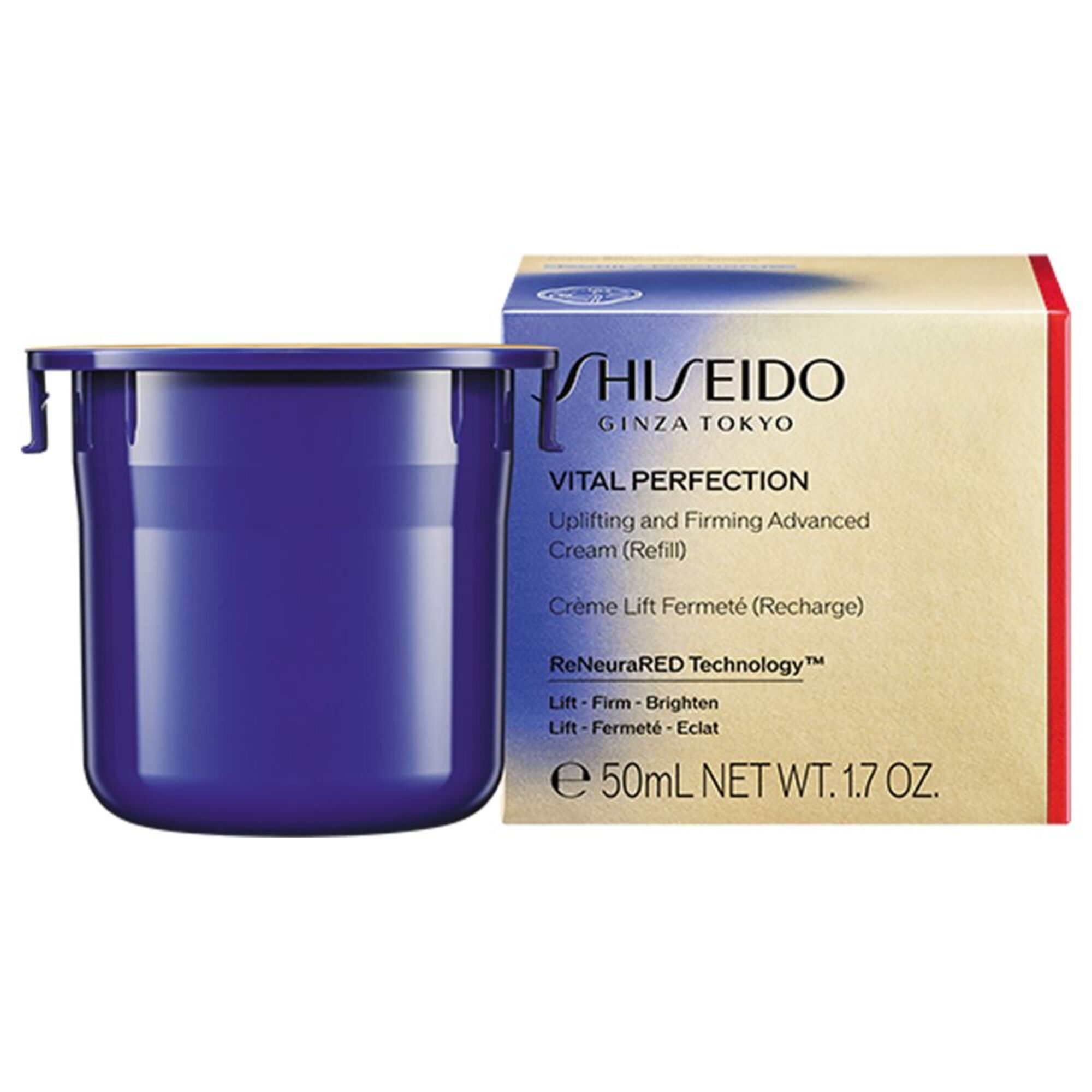 50 ML Shiseido VIT PERF UPL FIR Uplifting and Firming Advanced Cream Refill 1 of 6