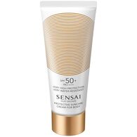 150 ML Sensai SILKY BRONZE PROTECTIVE SUNCARE CREAM FOR BODY 50+ Sonnenpflege Körper  1 of 2 