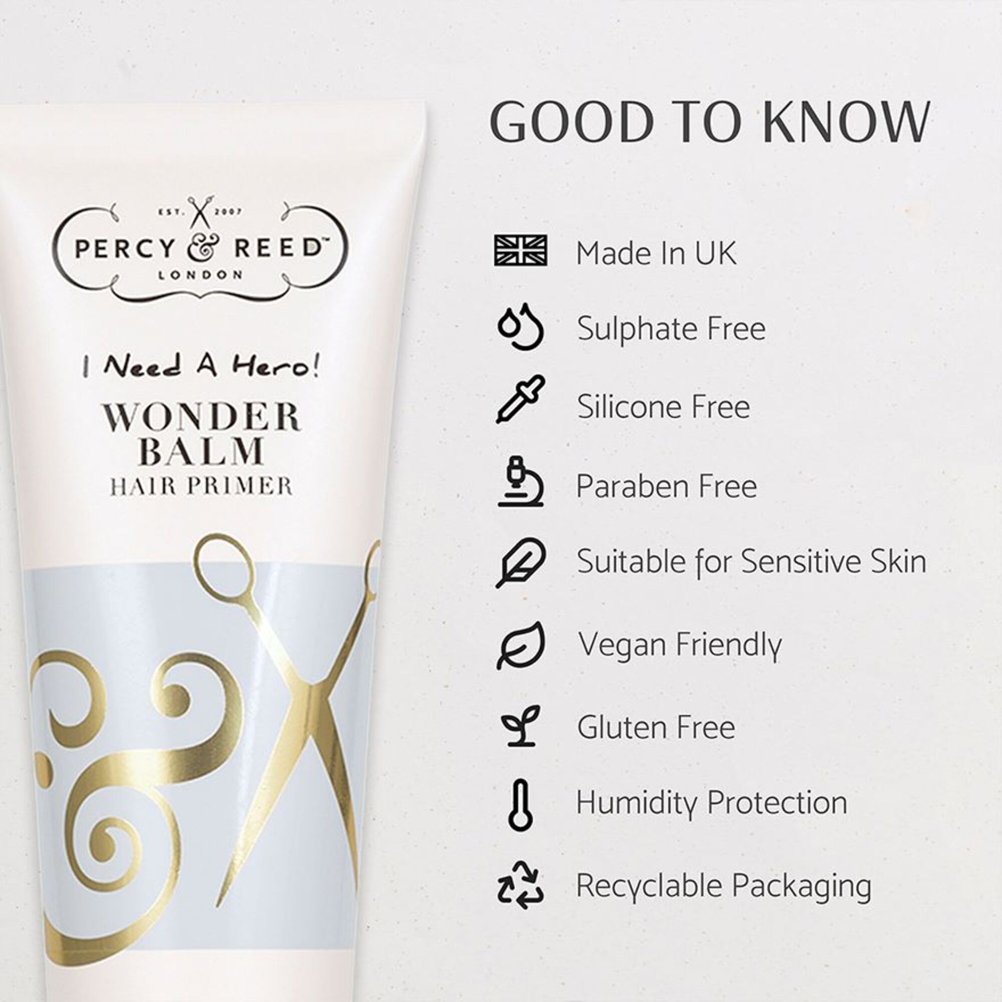 75 ML Percy & Reed I Need A Hero! Anti-Frizz Styling Basis 1 of 6