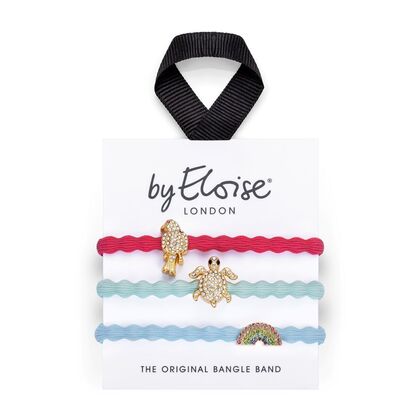 1 PCS by Eloise Two Ways To Bangle - Take Me To The Beach Haargummi - Turtle Island Set  1 of 1 