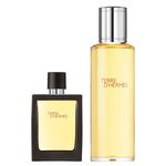 1 PCS Hermès Terre d'Hermès Parfum im Reisezerstäuber und Nachfüllflakon  1 of 1 Parfum im Reisezerstäuber und Nachfüllflakon