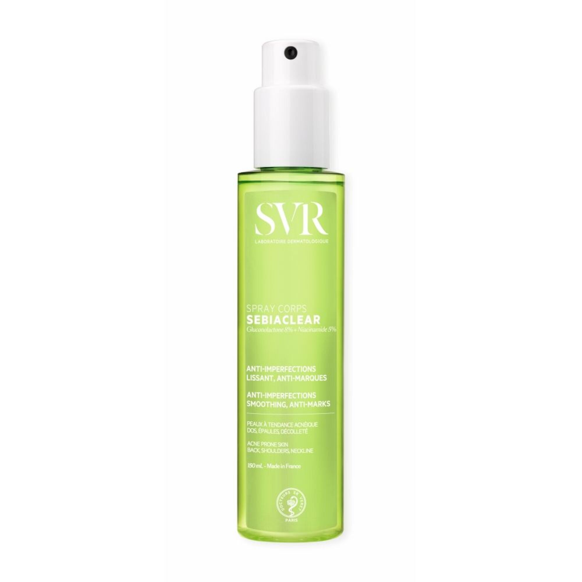 150 ML SVR Sebiaclear Spray corps 150ML 1 of 3