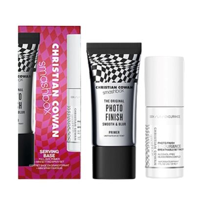  Smashbox Holiday Set CHRISTIAN COWAN SERVING BASE - PRIMER + MINI PRIMER SETTING SPRAY SET  1 of 1 