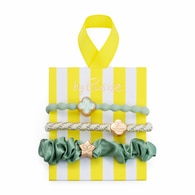 by Eloise two ways to bangle - Piazza Pistachio Haargummi Set