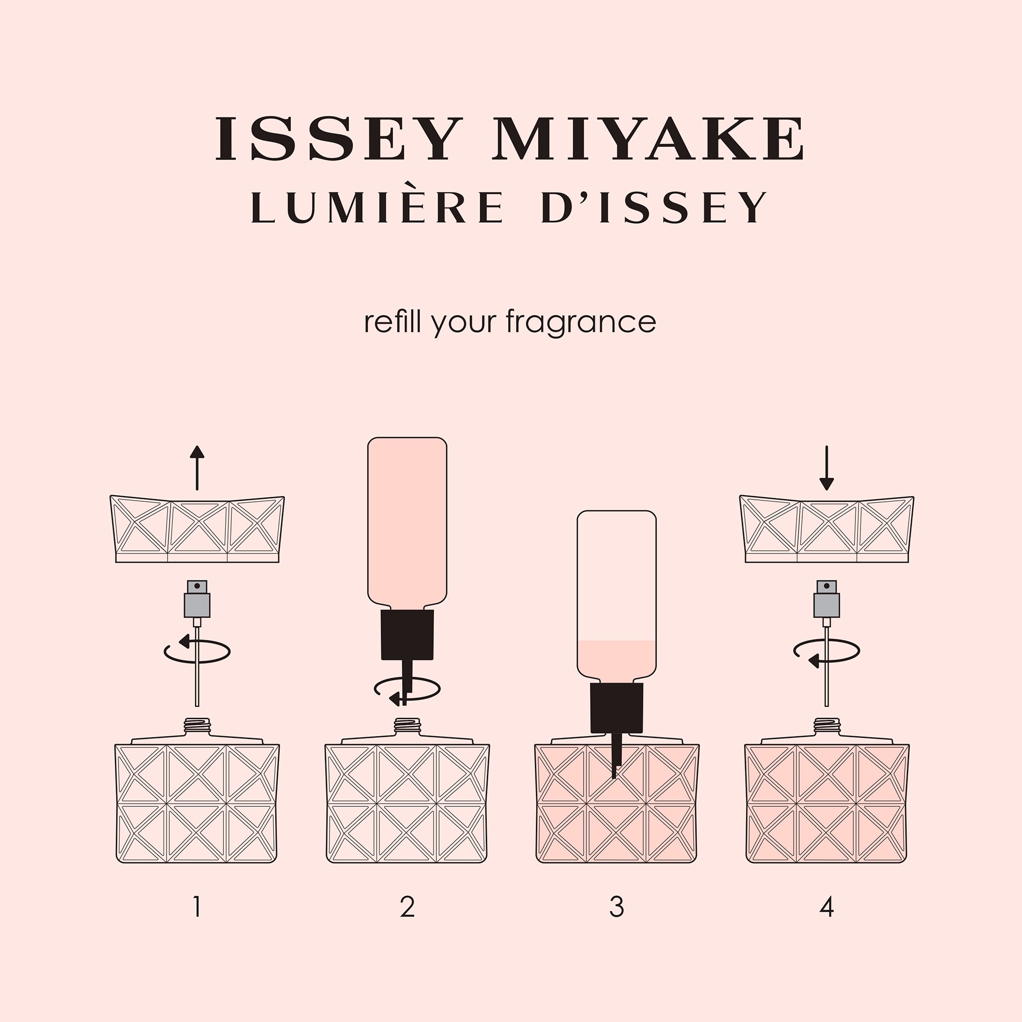 150 ML Issey Miyake LUMIERE D'ISSEY REFILL Eau de Parfum 1 of 6